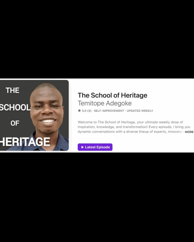 The School of Heritage podcast appearance